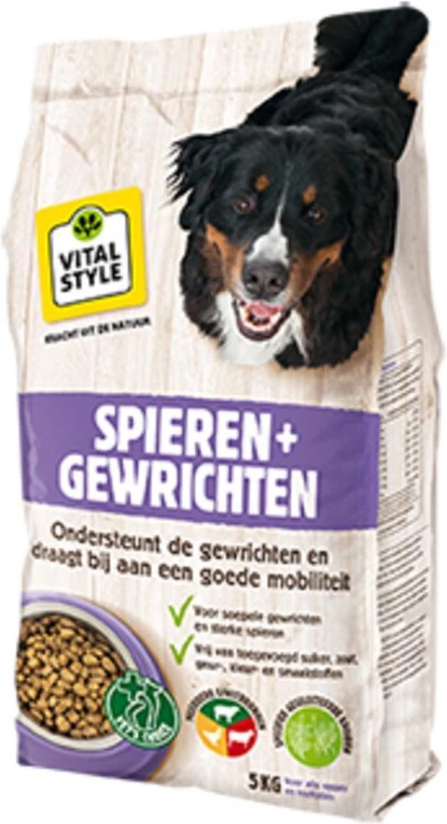 VITALstyle SPIEREN+GEWRICHTEN - Hondenbrokken - 12 Kg 10 VITALstyle SPIEREN+GEWRICHTEN - Hondenbrokken - 12 Kg - Afbeelding 8