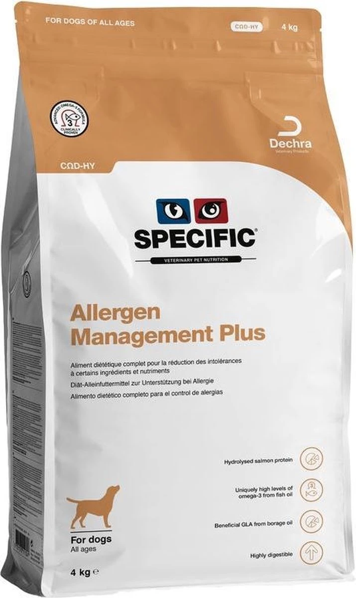 Specific Allergen Management Plus COD-HY - 12 Kg (3 X 4 Kg) 3 Specific Allergen Management Plus COD-HY - 12 Kg (3 X 4 Kg)
