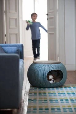Curver Cozy Pet Home - Kattenmand - Crème - Ø 55 Cm -Huisdierbenodigdheden 800x1200 4