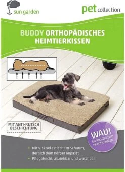Sun Garden Buddy Orthopedisch Hondenkussen 120x72x10cm Antraciet 13 Sun Garden Buddy Orthopedisch Hondenkussen 120x72x10cm Antraciet -Huisdierbenodigdheden 875x1200