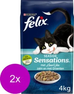 Felix Vis Sensations - Kattenvoer - 2 X 4 Kg -Huisdierbenodigdheden 940x1200