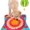 Snuffelmat 70x70cm Inclusief Rubberen Massage Bal & E-book - Speelmat Hond - Denkspel Hond - Puppy Speelgoed - Anti Schrok Mat - Honden Snoepjes - Cadeau Tip 2 Snuffelmat 70x70cm Inclusief Rubberen Massage Bal & E-book - Speelmat Hond - Denkspel Hond - Puppy Speelgoed - Anti Schrok Mat - Honden Snoepjes - Cadeau Tip -Huisdierbenodigdheden 946x1200